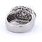 Bague 56 Bague grappe en or blanc 18 kt et diamants 58 Facettes AN125 '(05119)