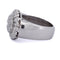 Bague 56 Bague grappe en or blanc 18 kt et diamants 58 Facettes AN125 '(05119)