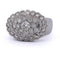 Bague 56 Bague grappe en or blanc 18 kt et diamants 58 Facettes AN125 '(05119)