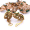 Boucles d'oreilles Ensemble collier et boucles d’oreilles émeraudes et diamants 58 Facettes CL31