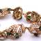 Boucles d'oreilles Ensemble collier et boucles d’oreilles émeraudes et diamants 58 Facettes CL31