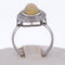 Bague 60 Bague Art déco en or blanc 18 ct avec opale et diamants 58 Facettes AN100 (0069)