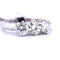 Bague 54 Bague trilogie en or blanc 18 kt et diamants 58 Facettes