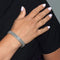 Bracelet Bracelet en or blanc 18 carats avec diamants 58 Facettes BR44 (00869)