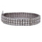 Bracelet Bracelet en or blanc 18 carats avec diamants 58 Facettes BR44 (00869)