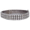 Bracelet Bracelet en or blanc 18 carats avec diamants 58 Facettes BR44 (00869)
