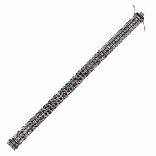 Bracelet Bracelet en or blanc 18 carats avec diamants 58 Facettes BR44 (00869)