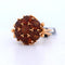 Bague 55 Bague vintage en or jaune 18 carats et quartz citrine 58 Facettes AN281