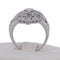 Bague 54 Bague Art nouveau - diamants en or blanc 18 carats 58 Facettes AN215 '(00829)
