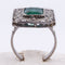 Bague 54 Bague Art déco en platine 950 avec émeraude et diamants 58 Facettes AN285 (00029)