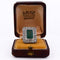 Bague 54 Bague Art déco en platine 950 avec émeraude et diamants 58 Facettes AN285 (00029)
