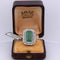 Bague 56 Bague Art déco en platine avec émeraude et diamants 58 Facettes AN283