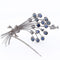 Broche Broche florale - Or blanc 18 carats, saphirs et diamants 58 Facettes SP23 '(0199)