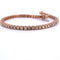 Bracelet Bracelet tennis unisexe en or rose 18 carats et diamants 58 Facettes BR116 (00719)