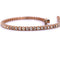 Bracelet Bracelet tennis unisexe en or rose 18 carats et diamants 58 Facettes BR116 (00719)
