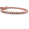 Bracelet Bracelet tennis unisexe en or rose 18 carats et diamants 58 Facettes BR116 (00719)