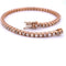 Bracelet Bracelet tennis unisexe en or rose 18 carats et diamants 58 Facettes BR116 (00719)