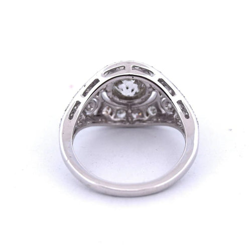Bague 57 Liberty - Bague en or blanc 18 ct et diamants 2,30 ct 58 Facettes