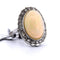 Bague 51 Bague en or 18 carats avec opale et diamants 58 Facettes
