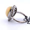 Bague 51 Bague en or 18 carats avec opale et diamants 58 Facettes