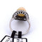 Bague 51 Bague en or 18 carats avec opale et diamants 58 Facettes