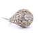 Bague 55 Bague Art nouveau en or blanc 18 carats et diamants 58 Facettes