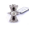 Bague 54 Bague en or blanc 18 carats avec onyx et diamants 58 Facettes