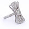 Bague 54 Bague en or blanc avec onyx et diamants 58 Facettes AN102 (00719)
