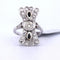 Bague 54 Bague en or blanc 18 carats avec onyx et diamants 58 Facettes