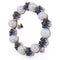 Broche Broche en or blanc 18 ct, perles de culture et saphirs 58 Facettes SP24 '(0379)