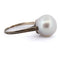 Bague 56 Bague édouardienne - Bague en or 18 K avec perle naturelle 58 Facettes AN143 '(0259)