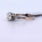 Bague 54 Bague ancienne en platine avec diamants 58 Facettes
