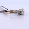 Bague 54 Bague ancienne en platine avec diamants 58 Facettes