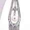 Boucles d'oreilles Boucles d'oreilles Art déco en or blanc 18 carats, perles et diamants 58 Facettes