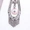 Boucles d'oreilles Boucles d'oreilles Art déco en or blanc 18 carats, perles et diamants 58 Facettes