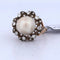 Bague 53 Bague victorienne antique en or 18 carats, perle et diamants 58 Facettes