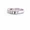 Bague 53 Bague demi-éternité vintage en or blanc 18 kt et diamants 58 Facettes AN362 (0079)