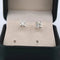 Boucles d'oreilles Boucles d'oreilles en or blanc 18 kt avec diamants 58 Facettes