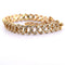 Bracelet Bracelet en or jaune 18 carats avec diamants 58 Facettes