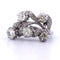Bague 53 Bague vintage années 1940 en or blanc 18 carats et diamants 58 Facettes