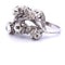 Bague 53 Bague vintage années 1940 en or blanc 18 carats et diamants 58 Facettes