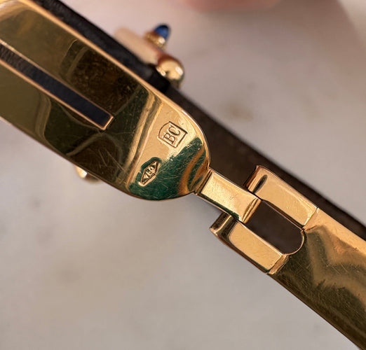 Montre Cartier Tank Louis Cartier - Montre en or jaune 18 ct réf. 78087 58 Facettes