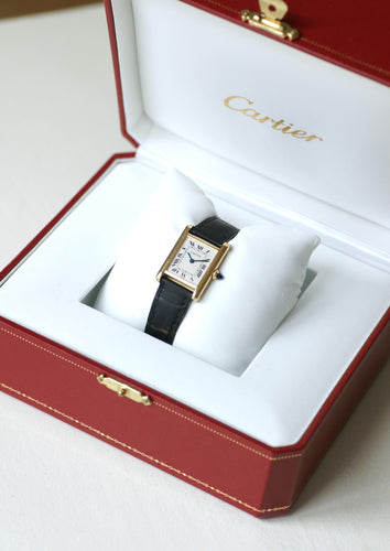 Montre Cartier Tank Louis Cartier - Montre en or jaune 18 ct réf. 78087 58 Facettes