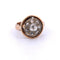 Bague 54 Bague ancienne en or rose avec diamants 58 Facettes