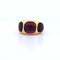 Bague 48 Bague vintage en or jaune 18 ct et tourmalines cabochon 58 Facettes AN448 ‘(00219)