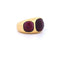 Bague 48 Bague vintage en or jaune 18 ct et tourmalines cabochon 58 Facettes AN448 ‘(00219)