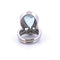 Bague 56 Bague en or blanc 18 kt avec aigue-marine et diamants 58 Facettes
