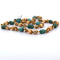 Collier Collier vintage - Collier en or jaune 18 kt avec turquoise 58 Facettes