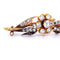 Broche Broche ancienne en or jaune 18 carats sertie de diamants 58 Facettes SP34
