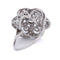 Bague 52 Art déco - Bague en platine et diamants 58 Facettes AN546 - P11 (06719)
